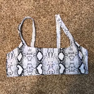 Snake skin bathing suit